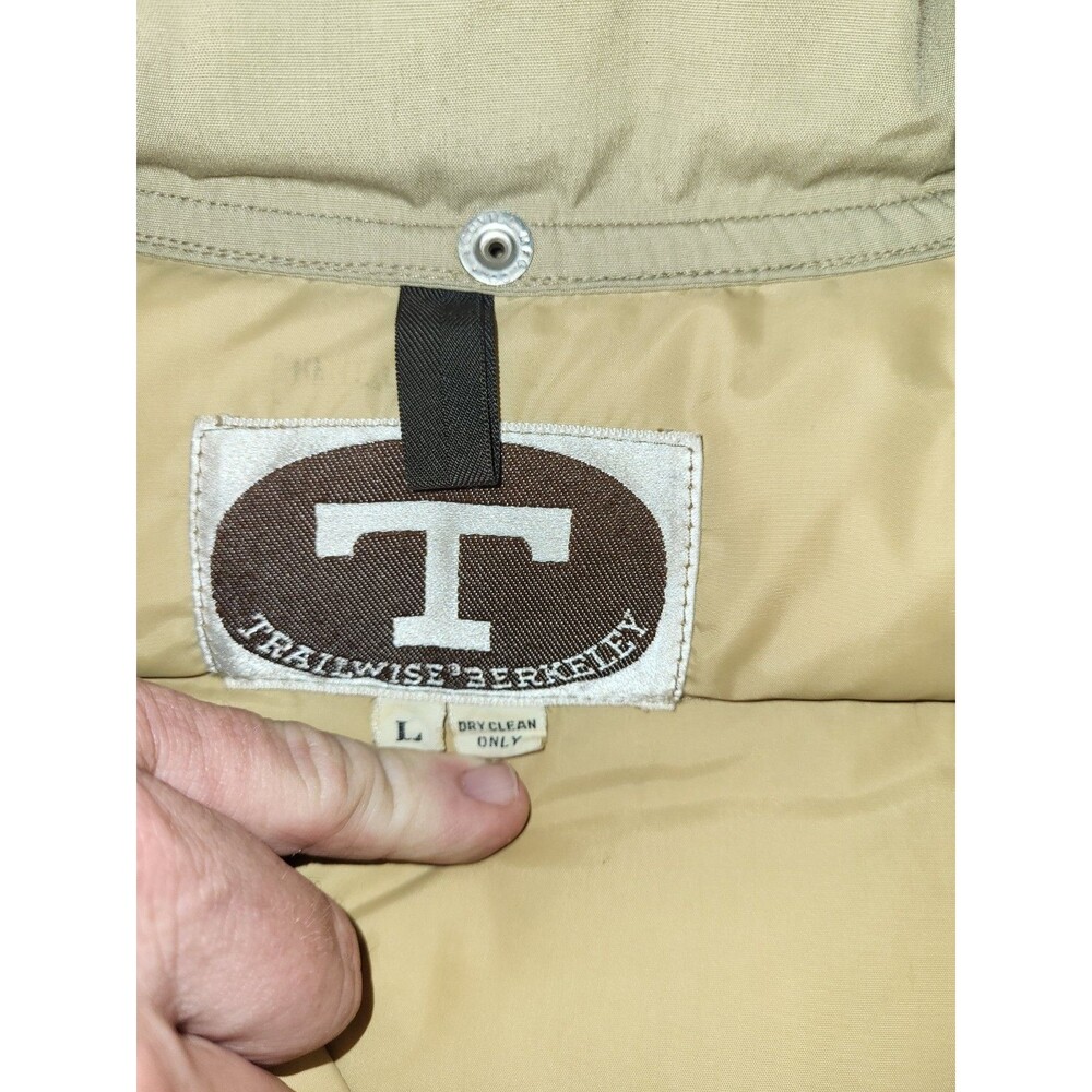 Vintage 70s Trailwise Berkeley Goose Down Puffer Jacket Tan - Picture 7 of 13